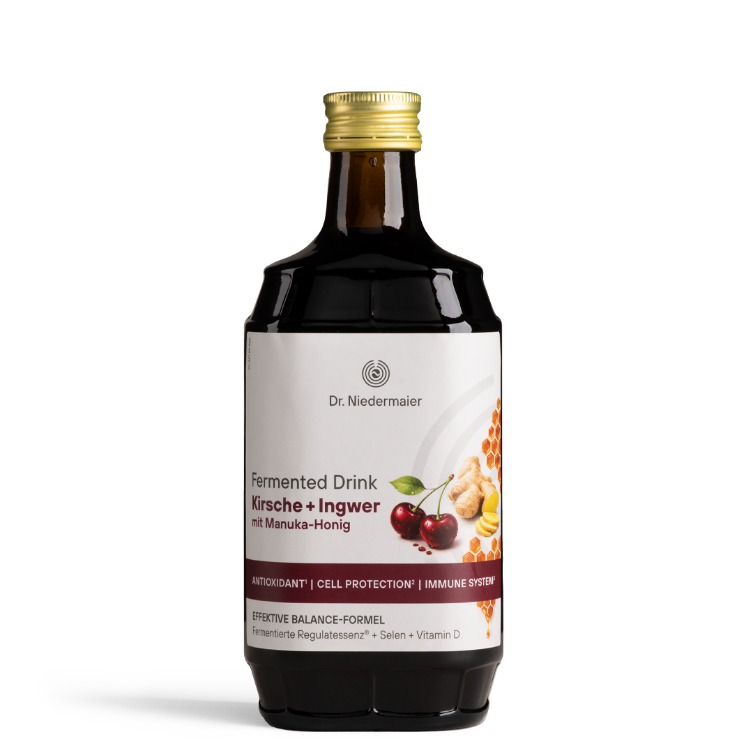 Fermented Drink Cherry + Ginger Drink with Manuka Honey