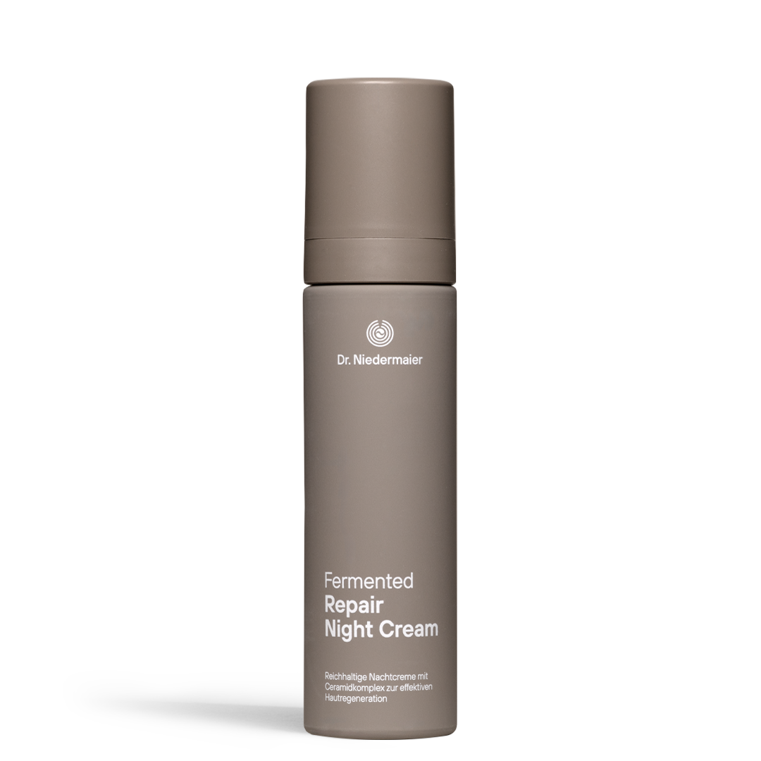 Flasche Fermented Repair Night Cream von Dr. Niedermaier