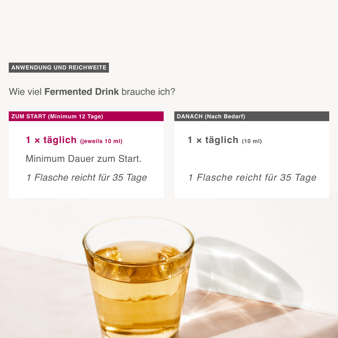 Fermented Drink Kirsche + Ingwer mit Manuka-Honig